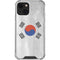 South Korean Flag Distressed iPhone 13 Clear Case